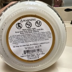 Tyler Candle Company-11oz Candle-Wishlist-$15.50 Retail