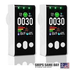 1/2/5/10X Upgraded Carbon Monoxide Detectors Plug-in Natural Gas Detector Smoke