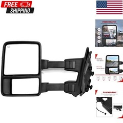Towing Mirrors Ford F250 F350 F450 F550 2008-2016 Power Extension Black Left …