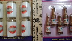 Beer Shape Candles Beer Can & Bottles Happy Anytime Adult Novelty (12 pc