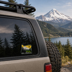 Oregon State Shape Adventure Vinyl Sticker 4×3 Inch Waterproof & Fade Resistant