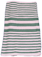 3 Piece – Hotel & Spa Pool Beach Towels 100% Ring Spun Cotton Jade/White Striped