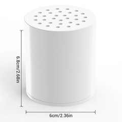 4 Pack 20 Stage Shower Filter Replacement Cartridge Shower Filter for Hard Water