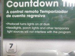 NEW LED Compatible Remote Control Timer Photocell Activated 2-Outlet Outdoor