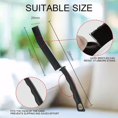 5 Pack Crevice Cleaning Brush Stiff Bristle Household Brush Cleaning Tool.