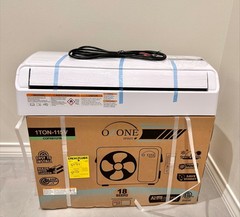 Ozone Spirit 12000 BTU 1 Ton Ductless Mini Split AC Heat Pump 110V WiFi AHRI