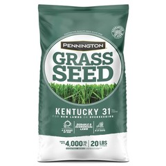 Pennington Kentucky 31 Tall Fescue Grass Seed Sun to Partial Shade 7- 20 lb Bag