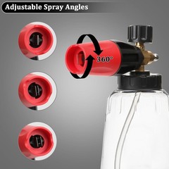 Snow Foam Lance Cannon Soap Bottle Sprayer For Pressure Washer Gun Jet Car Wash