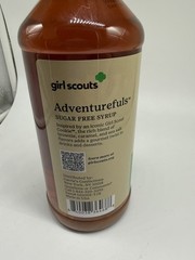 GIRL SCOUTS Sugar Free adventurefuls SYRUP salted Carmel brownie 0 CARB