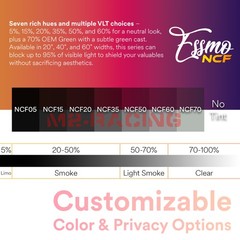 ESSMO Nano Ceramic Window Tint Film VLT UV Car Home Office Roll Heat Protection