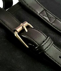 Ergo Chef Black 10 Pocket Chef Knife Roll Bag Waxed Canvas (Open Box)