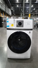 GE Profile 4.6 cu. ft. Smart Electric Washer and Dryer Combo – PFQ83HSHWWW