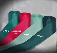3/8″, 5/8″, 7/8″, 1.5″ Grosgrain Ribbon 5 Yards of 1 Color Solid Bulk Wholesale