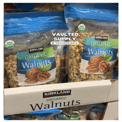 Kirkland Organic Walnuts 2 Pack Unsalted Baking Nuts 3.4 lbs Total
