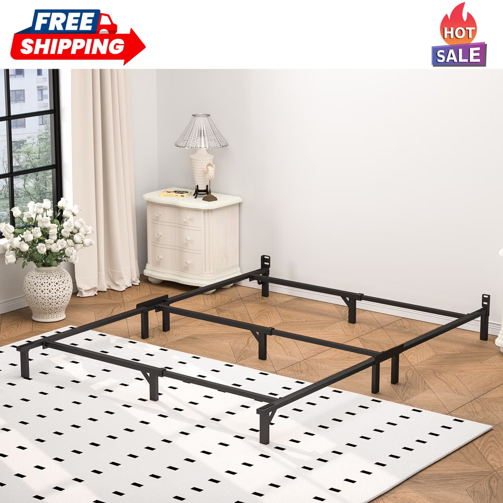 Mainstays King Bed Frame 7in Metal Ardent No Tools Easy Assembly