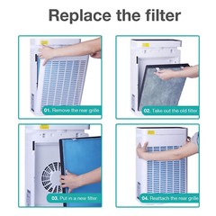 Original 4-Stage Filtration True HEPA Replacement Filter for SimPure HP9