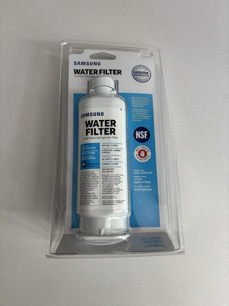 Samsung Genuine HAF-QINS Water Filter for Samsung Refrigerators – Brand New
