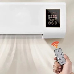 1800W Wall Mounted Fan Heater 2-in-1 Cooling Heating Quiet 20㎡ Room