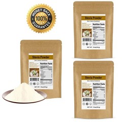 3*16oz CCnature Stevia Powder Pure Stevia Extract Powder Sweetener Substitute