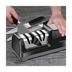 Enutogo Knife Sharpener, Professional 2-Stages Eleltric Knife Sharpeners with…