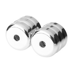 25mm Neodymium Rare Earth Countersunk Cup/Pot Mounting Magnets N52 (6 Pack)