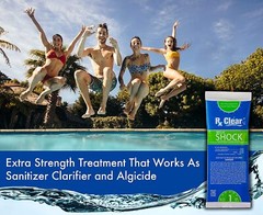 Rx Clear Swimming Pool 73% Calcium Hypochlorite Mega Chlorine Shock – 1 lb Bags
