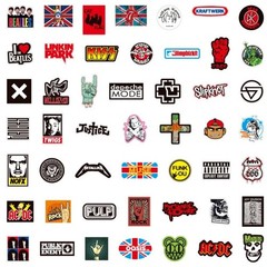 100PCS Rock Band Stickers Lot Punk Music Heavy Metal Bands Sticker Decal-USA