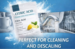 100% Pure Citric Acid Powder 5lb – Industrial -Heavy Cleaning -Non Food Grade –