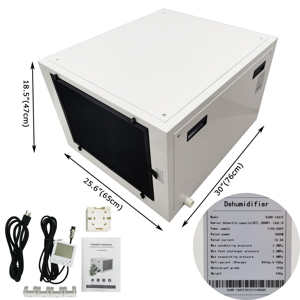 Commercial/Household/Warehouse 110V Ceiling-Type Dehumidifier 2HP 338Pint/D