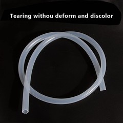 3/8″ ID x 1/2″ OD Silicone Tubing Food Grade Pure Silicon Tube High Temp Home…