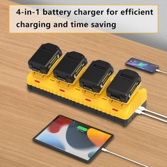 2Pack For DeWalt 20V 20 Volt Max XR 12.0AH Lithium Battery DCB206-2 / Charger