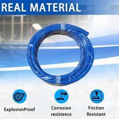 Blue 12mm OD 8mm ID Polyurethane PU Air Hose Pipe Tube 10 Meter 32.8 ft