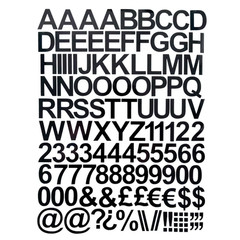 1″, 2″, 3″ SELF ADHESIVE VINYL LETTERS & NUMBERS UPPER STICKERS CAR STICKER