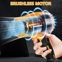 Electric Cordless Leaf Blower, 60000 RPM Motor, Nozzle Set, Handheld Lightweight