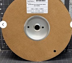 25’ft 4AN Fuel Line 1/8” ID x ¼” OD 110 psig Black Polyurethane Tubing [E3S2]