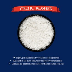 Celtic Sea Salt Kosher – Unrefined Salt, Chef 16 Ounce (Pack of 1), Bag