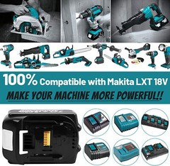 BL1815 18V 3.0Ah LXT Lithium-ion Replacement Battery for Makita BL1830