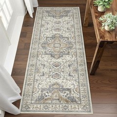 Ultra-Thin 2×6 Non-Slip Kitchen Runner Rug – Machine Washable & Waterproof