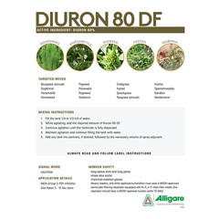 Diuron 80 DF Herbicide For Grasses and Broadleaf Weeds 5 lbs by Alligare