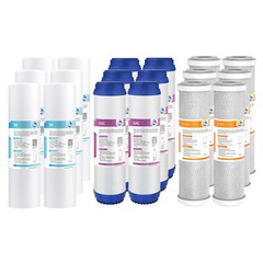 3-Stage RO Reverse Osmosis Sediment GAC Carbon Block Water Filter 1/2/3-Year Set