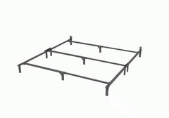 Ardent 7″ King Metal Bed Frame. Adult. Easy to Assemble.No Tools Needed
