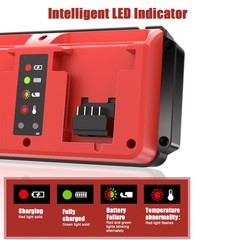2 Ports Charger – Fast Dual Station for Milwauke M18 18V Batteries 48-11-1840