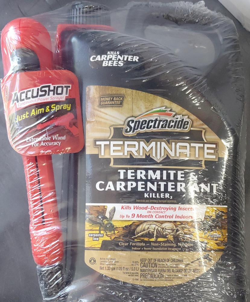 Spectracide Terminate Spray Termite & Carpenter Bee Killer, 1.33 Gal 170 oz