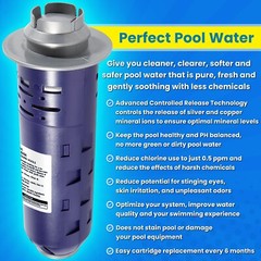 For Zodiac Nature2 Duoclear Fusion Mineral Cartridge W28000 W28001 35000 Gallons