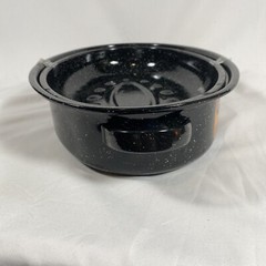 Roasting Pan Granite Ware 15-Inch Covered Oval Roaster – Speckled Black