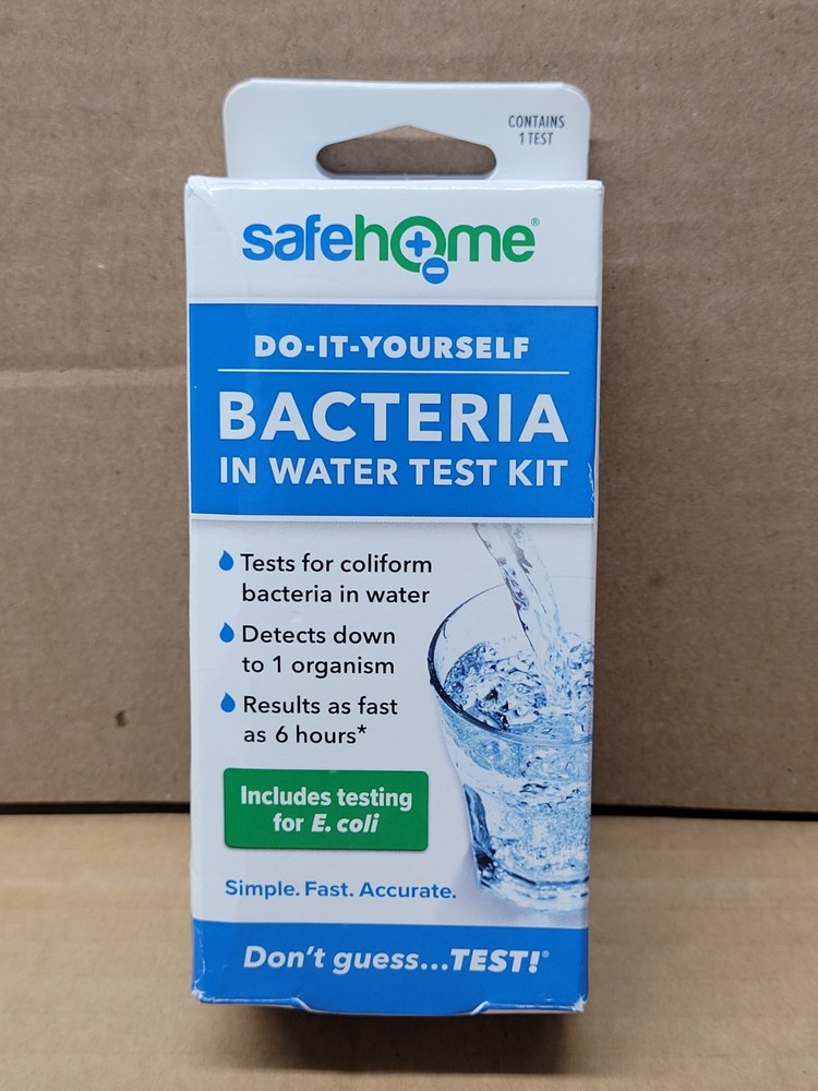 NEW Safe Home DIY Bacteria in Water Test Kit Results as Fast as 6 Hours