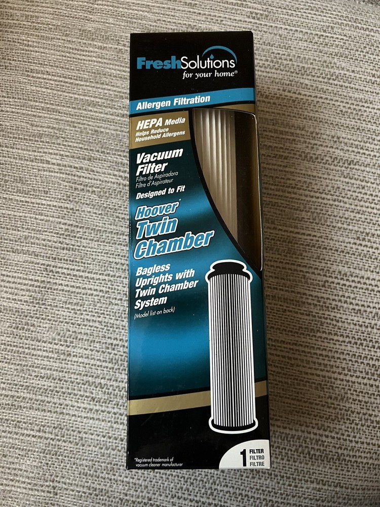 FRESH SOLUTIONS Allergen Filtration Upright Hoover Twin Chamber Vacuum Filter