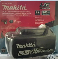 2 x Makita BL1860B-2 18V LXT Lithium-Ion 6.0 Ah Battery – New – USA SHIP