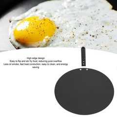 Nonstick Crepe Pan, Nonstick Flat Skillet Stove Pan Pancake Griddle Pan for G…