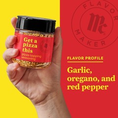 McCormick Flavor Maker Pizza Topping Seasoning, 3.3 oz Jar | FREE SHIPPING
